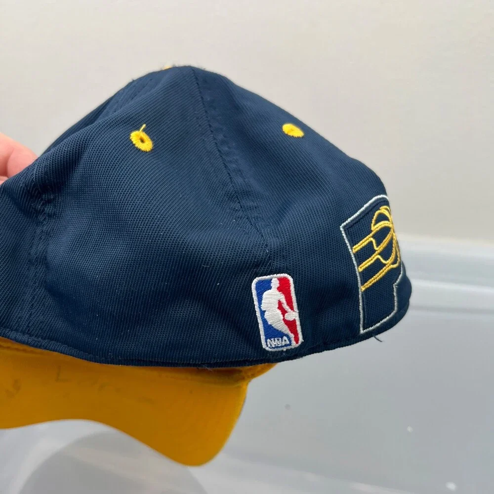 Adidas Indiana Pacers Hat Boys Blue Baseball Cap NBA Basketball Team‎ Child Size